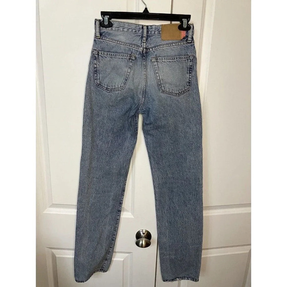 Acne Studios Bla Konst Stockholm 1997 Light Blue Trash Jeans 24" - Picture 4 of 8
